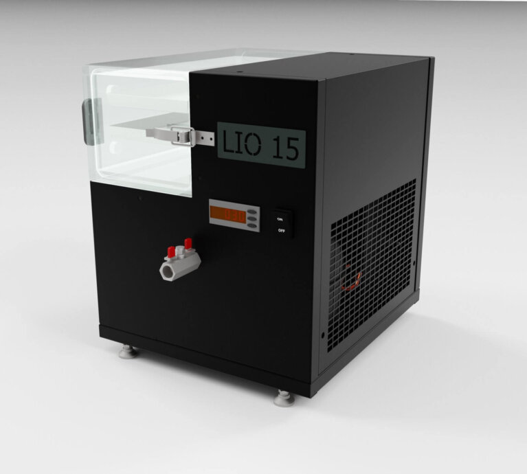 Discover the LIO 15 — Exeat's compact, high-performance freeze dryer designed for small businesses, labs, and home users. Practical, efficient, and perfect for small-batch freeze drying.